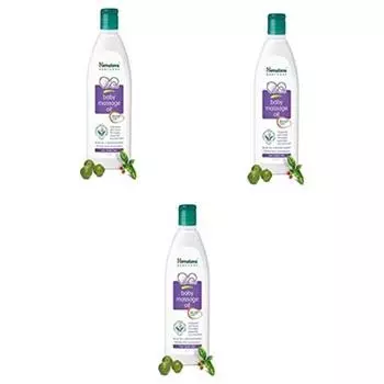 Детское массажное масло Himalaya White 200 мл, травяное, упаковка 3 шт.