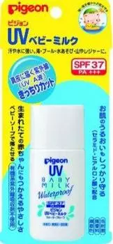 Детское молочко Pigeon UV водостойкое 30 мл (SPF37)