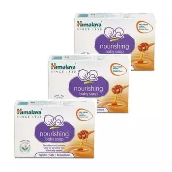 Детское мыло Himalaya Herbals (Мед и молоко) (125г) (Пакет из 3)