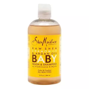 Детское мыло и шампунь, сырое ши, ромашка и аргановое масло, 13 жидких унций