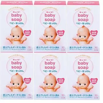 Детское мыло Kewpie 6 шт. x 6 (90г штук)