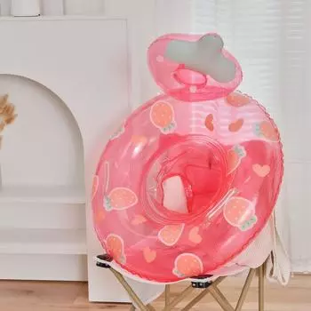 Детское надувное кольцо для плавания с ананасом и клубникой, милое кольцо для подмышек с принтом, ПВХ, летний бассейн, детский поплавок для плавания, водная забавная игрушка