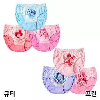 Детское нижнее белье для девочек Catch Nipping Panties Милашка + Фрилл, популярный персонаж в Корее