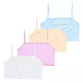 Детское нижнее белье, хлопковая майка для девочек, майка ярких цветов, майка для девочек, детская майка, От 8 до 14 лет розовый