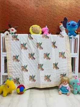 Детское одеяло «Единорог» с принтом — 60*40 дюймов