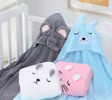 Детское одеяло, новое одеяло с кондиционером, теплое коралловое бархатное дышащее мягкое многоцелевое впитывающее быстросохнущее полотенце для ванной 80x80cm