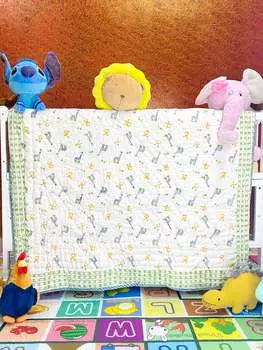 Детское одеяло с принтом «Жираф-Обезьяна» — 60*40 дюймов