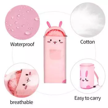 Детское одеяло с рисунком из мультфильма, спальный мешок для кемпинга, подарки на день рождения для детей, толстое покрывало на кровать с изображением животных