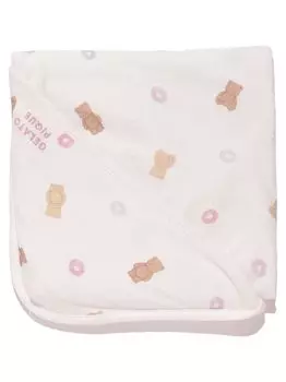 Детское одеяло с рисунком «Медведь из злаков» PBGG244691PNKF [Gelato Pique] розовый