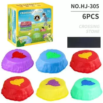 Детское освещение Камень через реку Тренировка сенсорной интеграции Баланс Перешагивающий мост Камень В помещении На открытом воздухе Спортивные игрушки