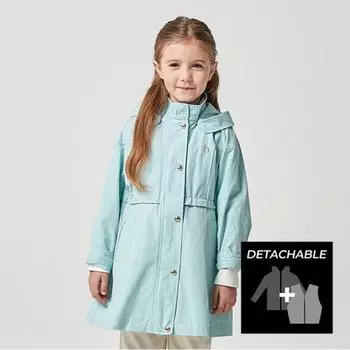 Детское пальто Hazzys, съемный жилет, съемный Hts11jt56m Mt Mint/110