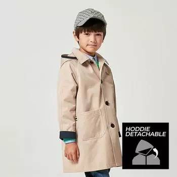 Детское пальто Hedges Skies с капюшоном и съемным воротником Hts11ct03m Bg Beige/145