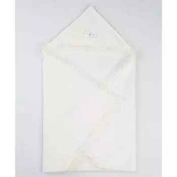 Детское пеленальное одеяло, белое 85X85 см