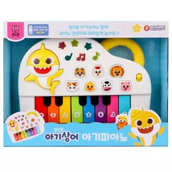 Детское пианино Bunnyland Pinkfong Baby Shark, разные цвета, корейские игрушки