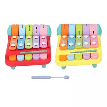 Детское пианино, клавиатура, интерактивная стучащая игрушка, обучающая игрушка, музыкальные инструменты для Presch Red