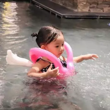 Детское плавательное кольцо с крыльями ангела, резиновое кольцо, надувной жилет, плавучий костюм, круг для плавания, детская игрушка для бассейна M