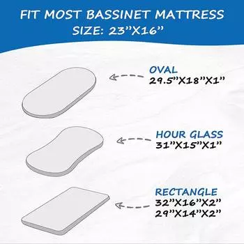 Детское покрывало - освежающее покрывало для колыбели с закругленными углами на весну/лето белый