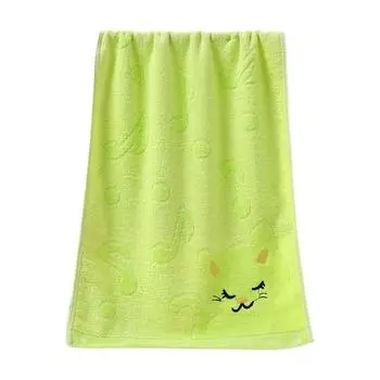Детское полотенце из волокна, симпатичное прямоугольное, с вышивкой, удобная замена, полотенца для новорожденных, мочалки, аксессуары