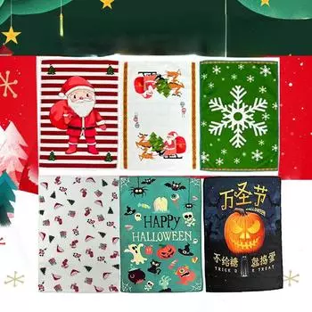 Детское полотенце Рождественские снежинки Рождественские пляжные полотенца Мягкие впитывающие мочалки Быстросохнущие полотенца для взрослых Детская ванная комната 32x45cm