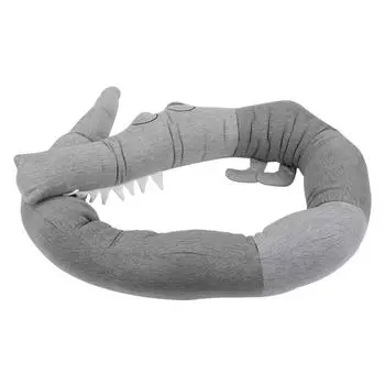 Детское постельное белье Подушка-бортик Защитное покрытие для детской кроватки Детская кровать Украшения Серый серый