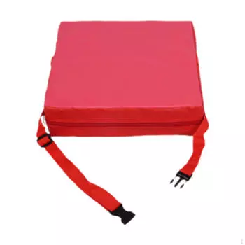 Детское сиденье для кухонного стула для малышей, нескользящее, портативное, увеличивающее рост, поддерживающая подушка красный