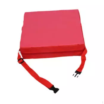 Детское сиденье для обеденного стола PU устойчивое к царапинам легко очищается для детей ясельного возраста красный