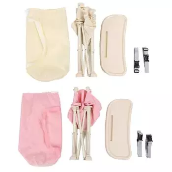 Детское сиденье для путешествий со съемным подносом для обеденного стола для кемпинга, пляжа, складное, портативное, безопасное Beige