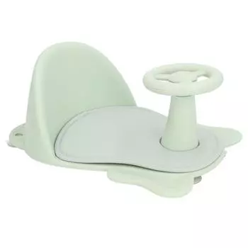 Детское сиденье для ванны, удобная спинка, противоскользящая подушка, детский стульчик для ванны для дома, зеленый зелёный