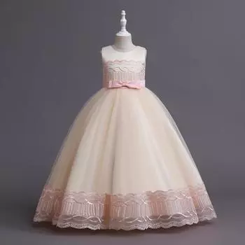Детское свадебное платье, платье принцессы для девочек 120cm