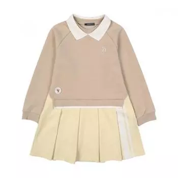 Детское теннисное платье Hedges Kids, бежевое Htf22na53m Bg 120