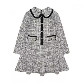 Детское твидовое платье Hazzys Huf12na57m Bk 110