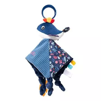 Детское успокаивающее полотенце, Детские плюшевые игрушки в виде морских животных, Успокаивающее полотенце с прорезывателем. One Size