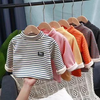 Детское весенне-осеннее базовое пальто осенне-зимнее круглое горло с длинными рукавами и принтом 130