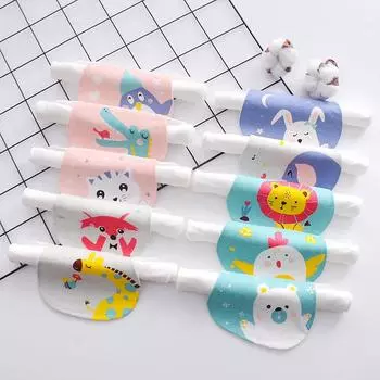 Детское впитывающее пот четырехслойное хлопчатобумажное марлевое полотенце и детская пеленка