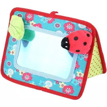 Детское зеркало, мягкая коляска, зеркало, детская подвесная игрушка, коляска, детское автомобильное зеркало, детские сенсорные игрушки, подарки 18.5*10.5*12cm красный