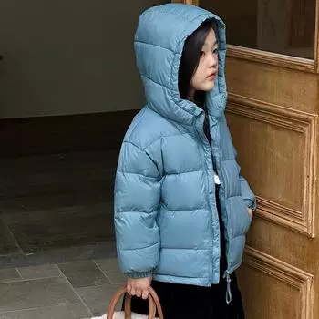 Детское зимнее пальто. Пуховик для девочек. Детское теплое детское зимнее пальто. 110cm