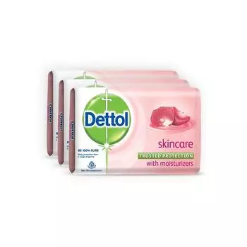 Dettol Soap Value Pack, Уход за кожей - (3 шт. по 125 г) Skin care, 3 x 125G