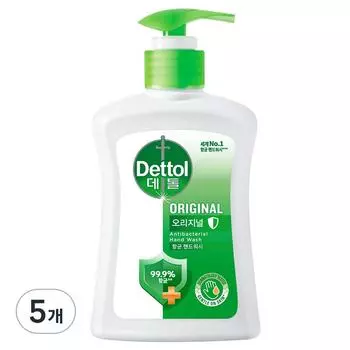 Dettol средство для мытья рук оригинальный продукт, 250 мл, 5 шт.