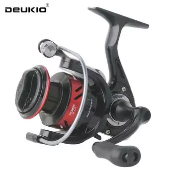 DEUKIO Новые серии 4000~7000 5.2:1 Передаточное отношение Максимальное торможение 22LB CNC Металлическая шпуля Спиннинговая рыболовная катушка Полностью металлическая Легкая спиннинговая рыболовная катушка 4000 Series