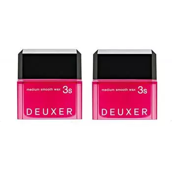 DeuXer Medium Smooth WaX 3s Set Of 2 Floral Berry Hair WaX 80g X 2