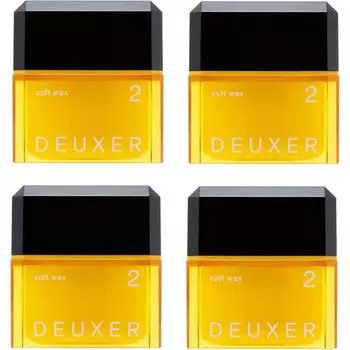 Deuxer SOft Wax 2 Set Of 4 Floral Berry Hair Wax Set Of 4