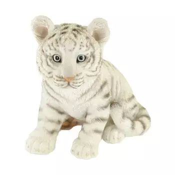 Devalier ca225w Статуэтка тигра Белый тигр из смолы Подарок Идеальный подарок [Подлинный продукт]