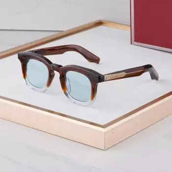 DEVAUX дизайнерские солнцезащитные очки из ацетата, брендовые, класса люкс, для мужчин и женщин, ручная работа, высокое качество, квадратные, для улицы, классические, винтажные, UV400gafas AS Pictures