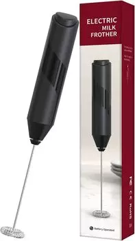 DEVENTORZ Creamer Zette Frother Молокоотсос Ручной электрический вспениватель молока для кофе и матча Электрический вспениватель Удобный мини-электрический миксер для напитков