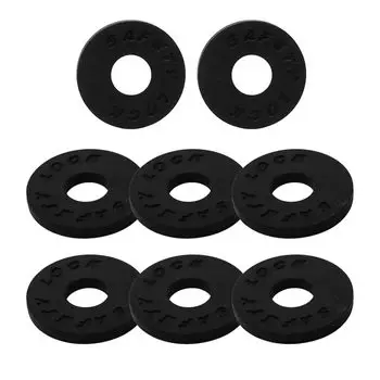 DEVENTORZ Замки для гитарного ремня Набор из 8 прокладок Силиконовые заглушки для гитарного ремня Стопорные штифты Детали для музыкальных инструментов Легко установить Удобно носить