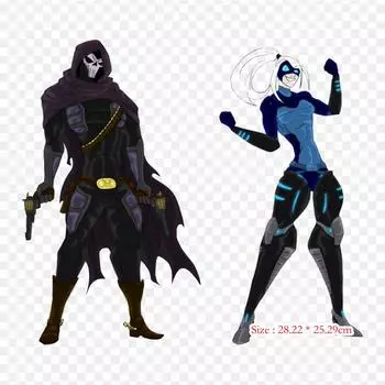 Deviantart Red X Red X Raven Термопереносная печать виниловые нашивки наклейки для одежды аппликации своими руками моющиеся нашивки