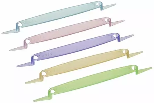Devica 2 Hole Document Note Filing Paper Zipper Stopper Copy Paper 50 Sheets Thick Binding Size x 25 Pieces 063202 x 3 Set