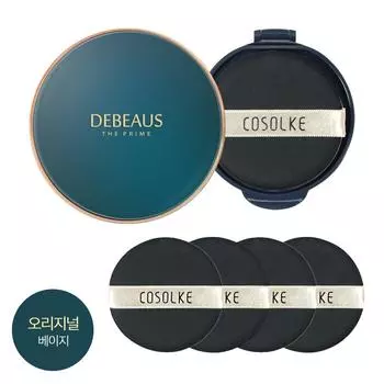 Deviews кушон оригинальный 15г + сменный блок 15г + пуховка, оригинальный, 1 шт.