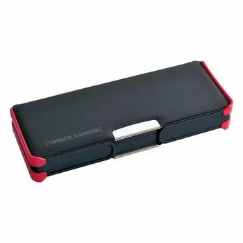 Devika Pencil Case Shock Guard Pencil Holder Black 053006 Double-Sided
