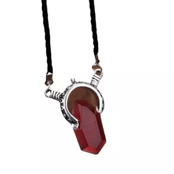 Devil Cry May Soul Stone Waterdrop Shape Pendant With Rope Chain For Collectors
